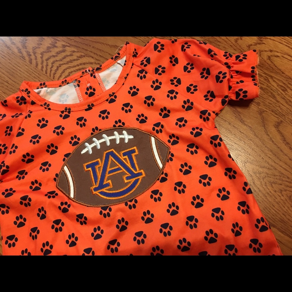 🆕🦅 Auburn Girl Romper 🦅 - Picture 2 of 3